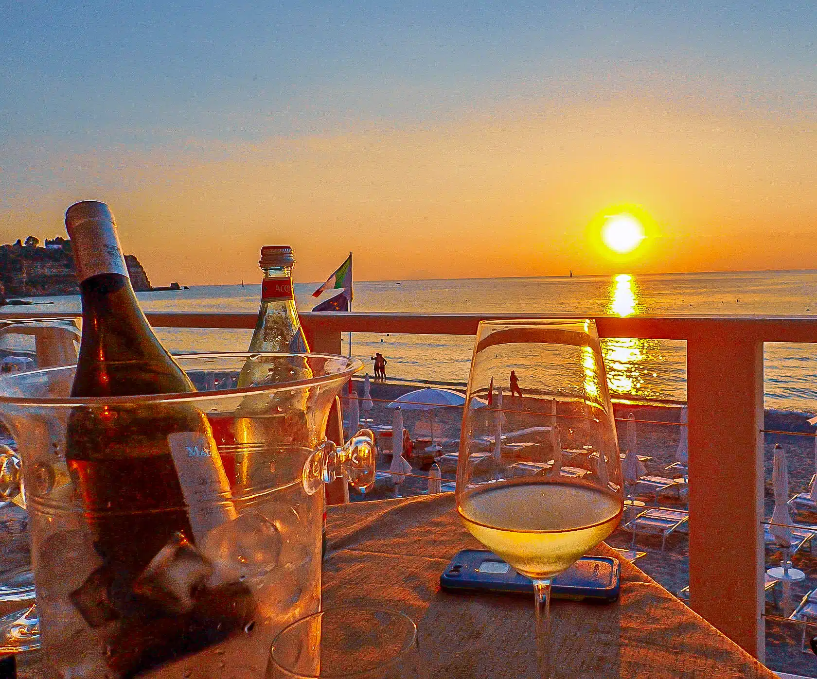Blanca Beach Bar in Tropea, Italy