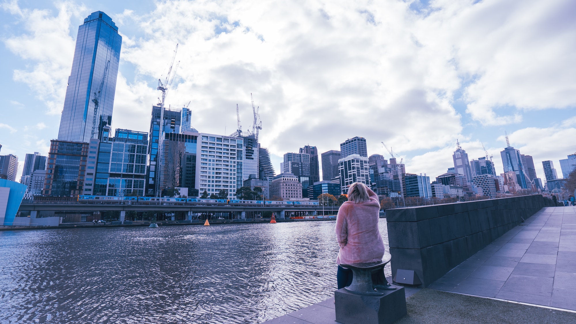 Melbourne City views on the river