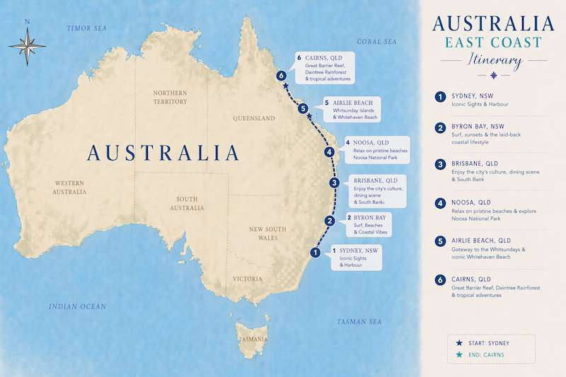 The Perfect East Coast Australia Itinerary: Sydney to Cairns - Mia's